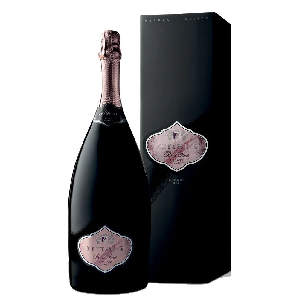 Alto Adige Spumante Brut Rosé Metodo Classico DOC “Athesis” 2021 Magnum - Kettmeir (astuccio) - Image 2