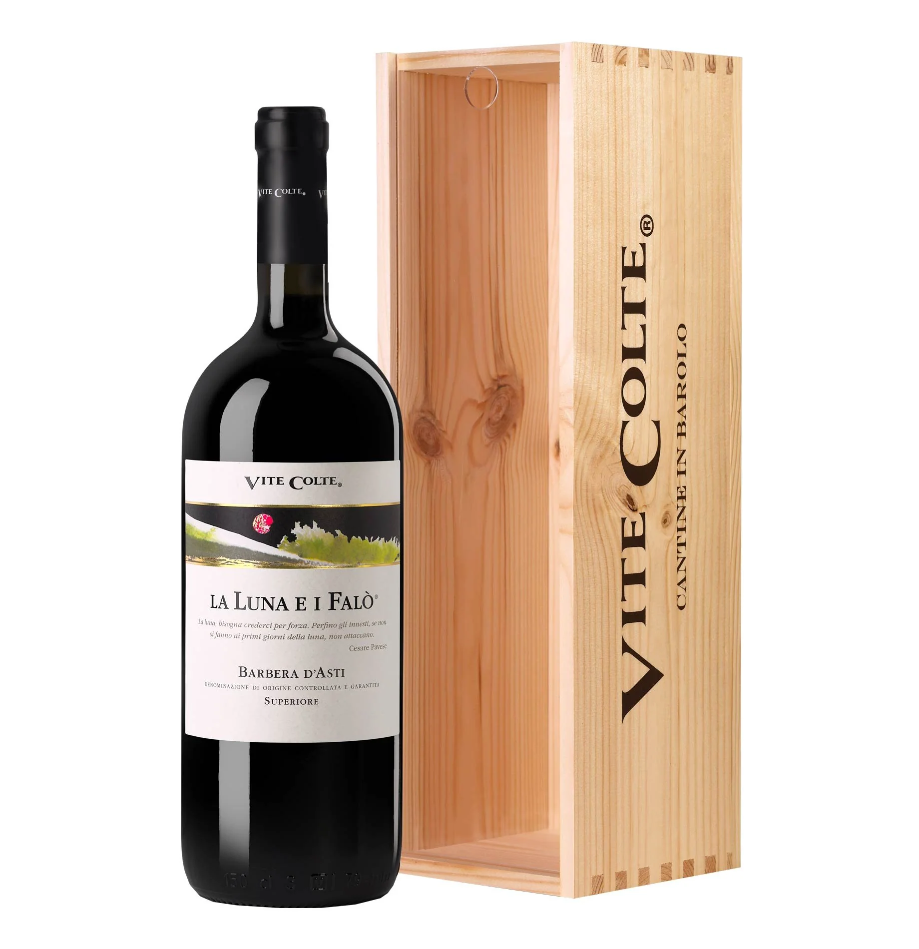 Barbera d'Asti Superiore DOCG "La Luna e i Falò" 2022 Magnum - Vite Colte (cassetta di legno)