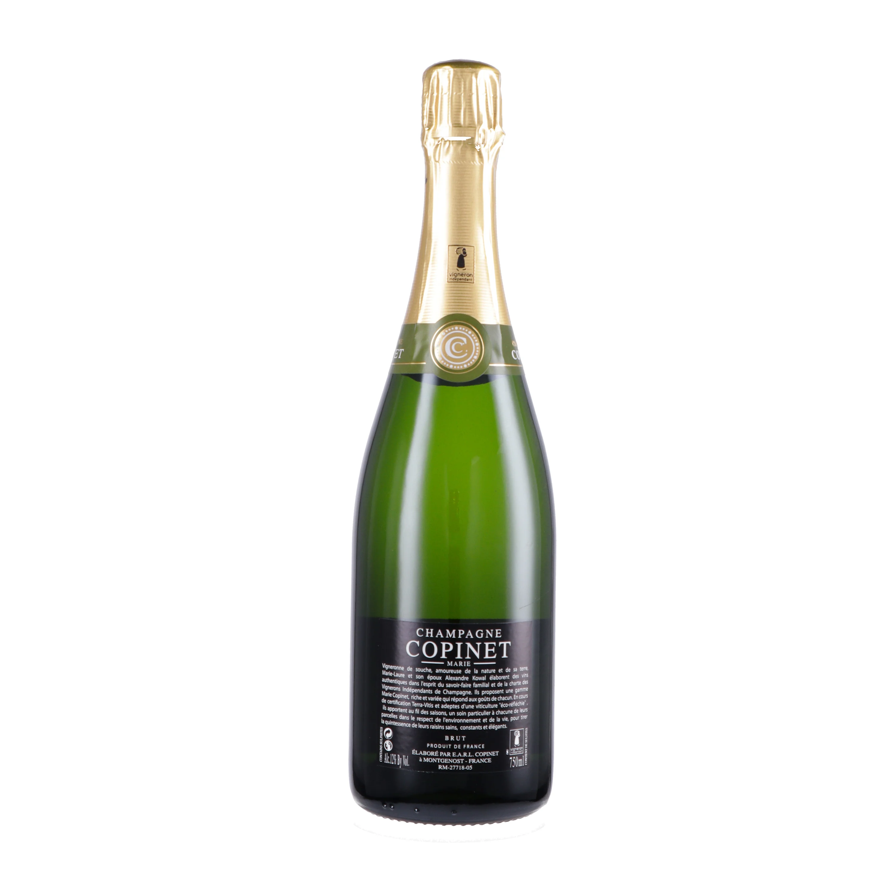 Champagne Brut Blanc de Blancs - Marie Copinet - Image 2