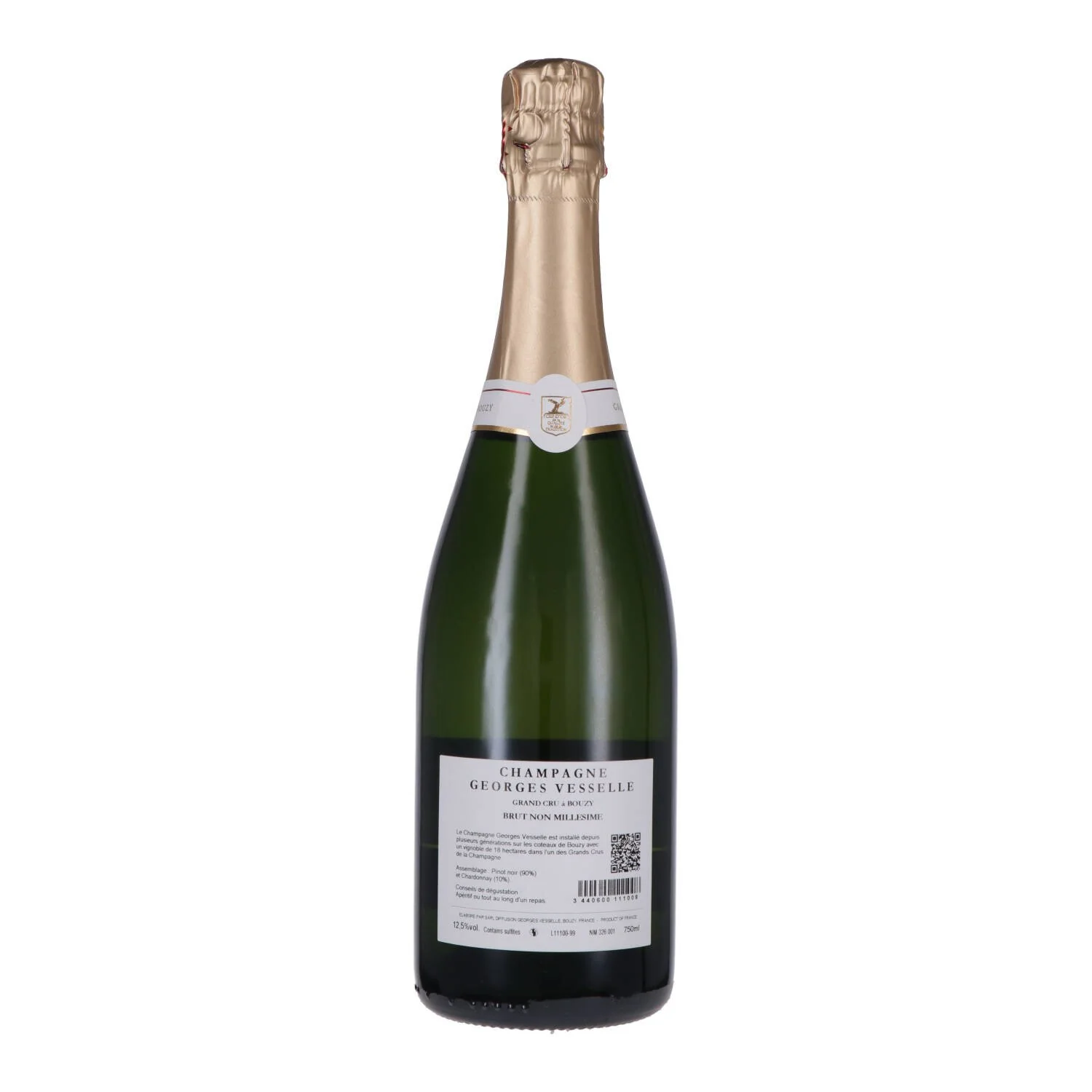 Champagne Brut Grand Cru AOC - Georges Vesselle - Image 2