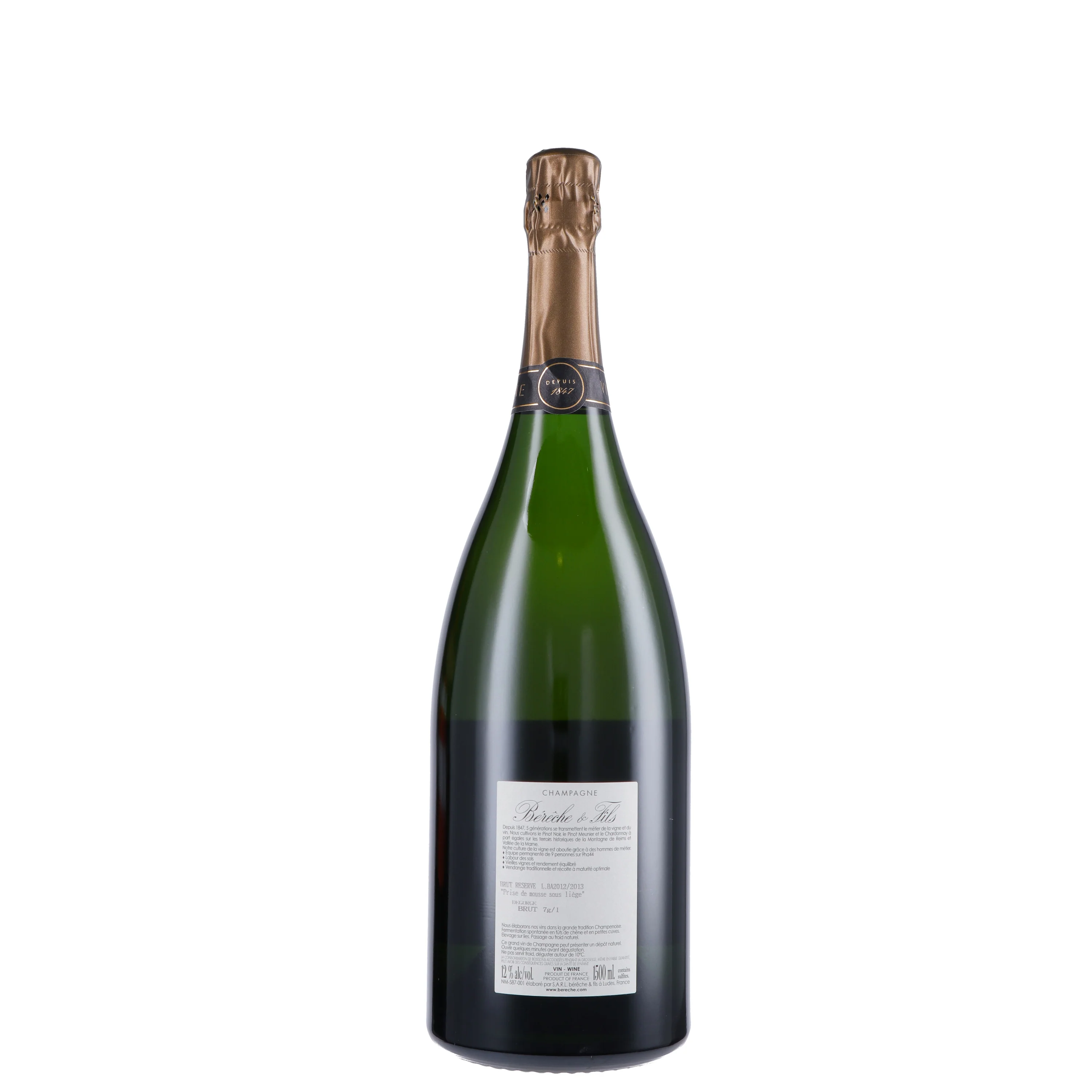 Champagne Brut Réserve Magnum - Bérèche et Fils - Image 2