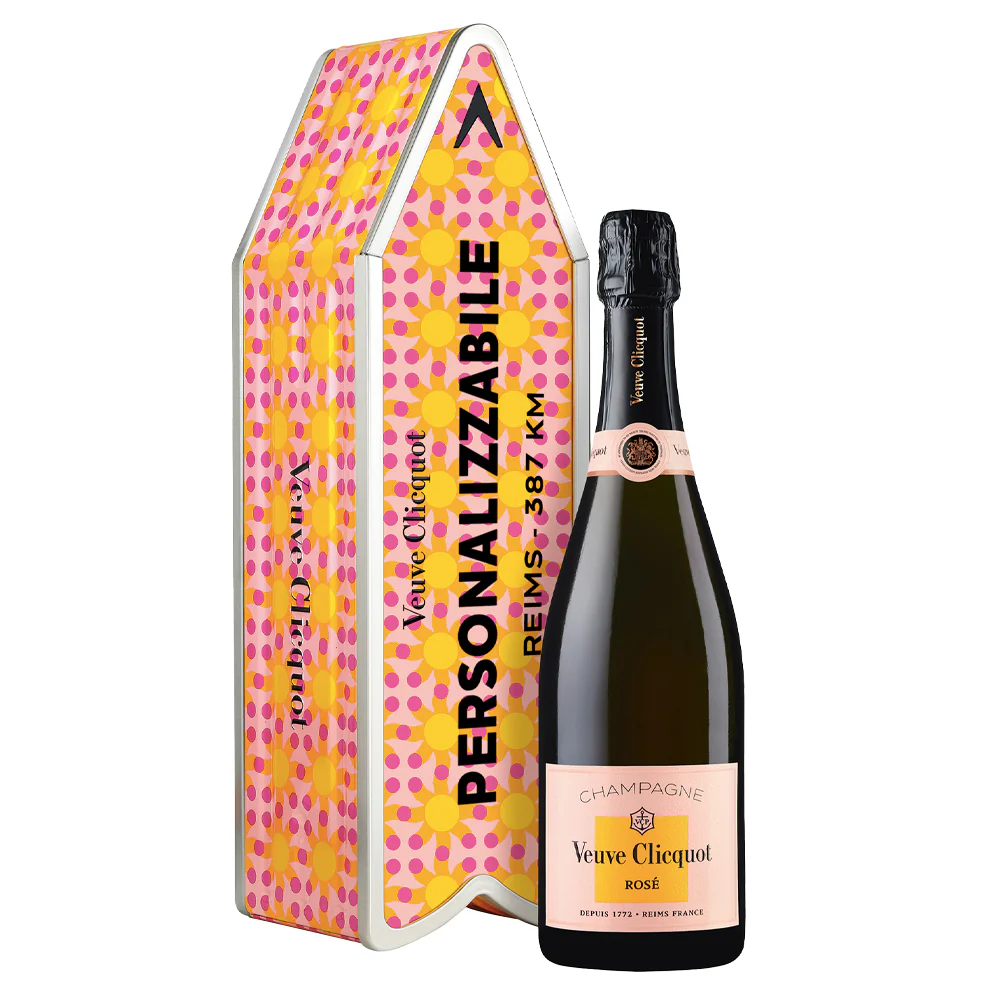Champagne Brut Rosé Yellow Label Arrow "Sun Pattern Arrow by Yinka Ilori" - Veuve Clicquot (personalizzabile) - Image 2