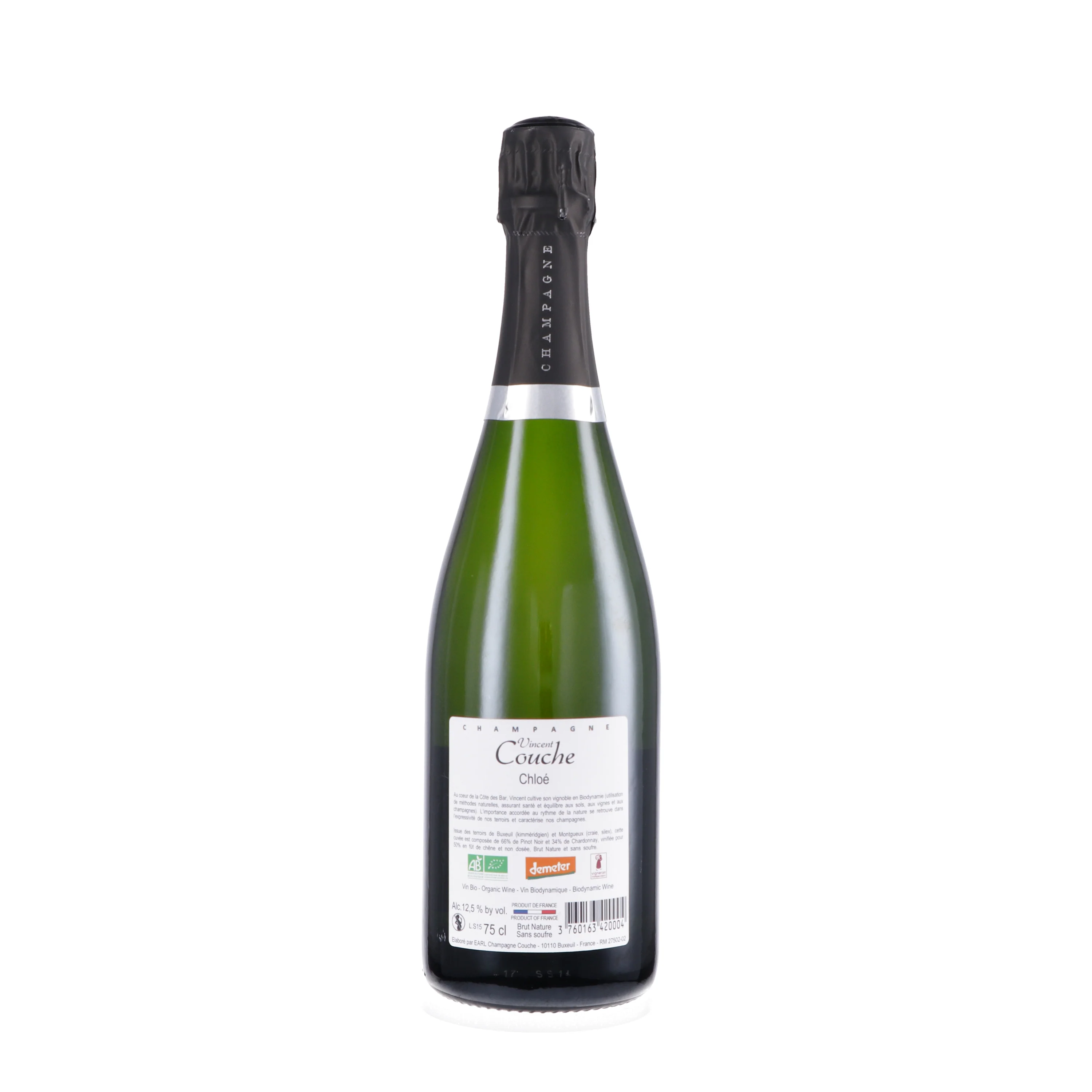 Champagne Dosage Zéro "Chloé" - Vincent Couche - Image 2