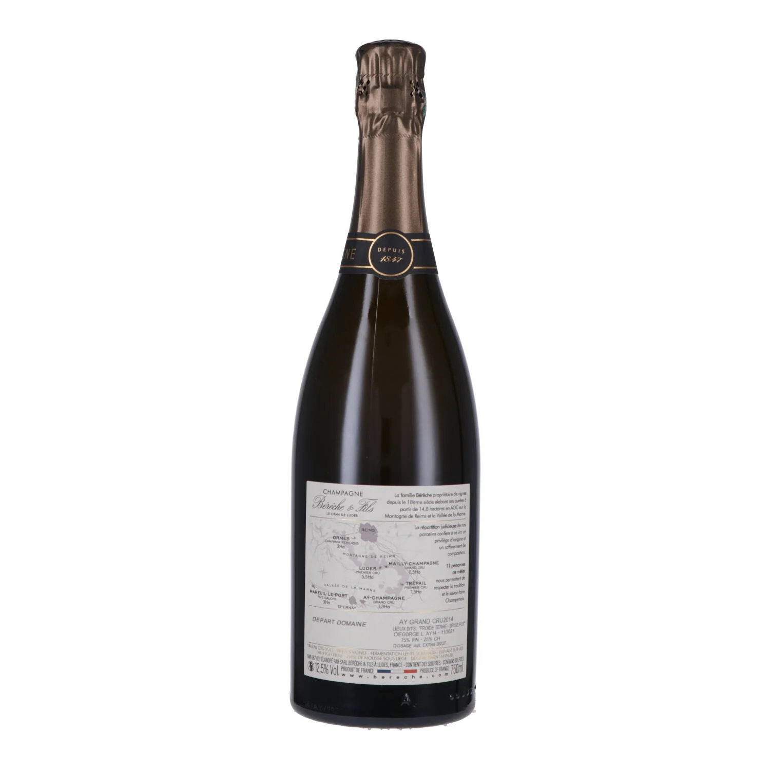 Champagne Extra Brut Grand Cru Ay 2016 - Bérêche et Fils - Image 2