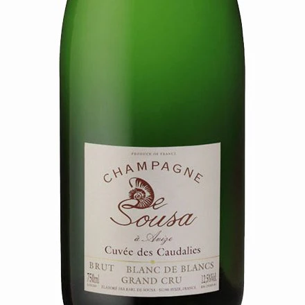 Champagne Grand Cru Extra Brut Blanc de Blancs "Cuvée des Caudalies" - De Sousa (astuccio) - Image 2