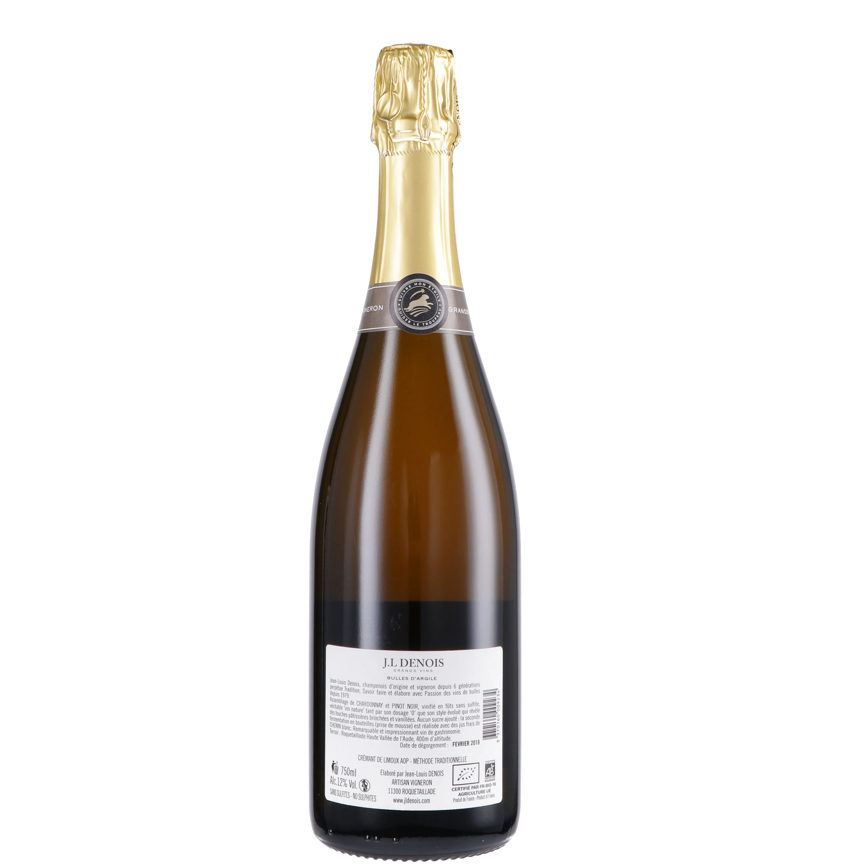 Crémant de Limoux "Bulles d'argile" - Jean Louis Denois - Image 2