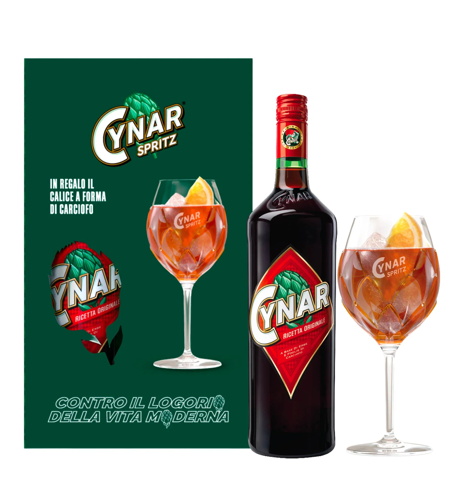 Cynar kit (set con un calice)