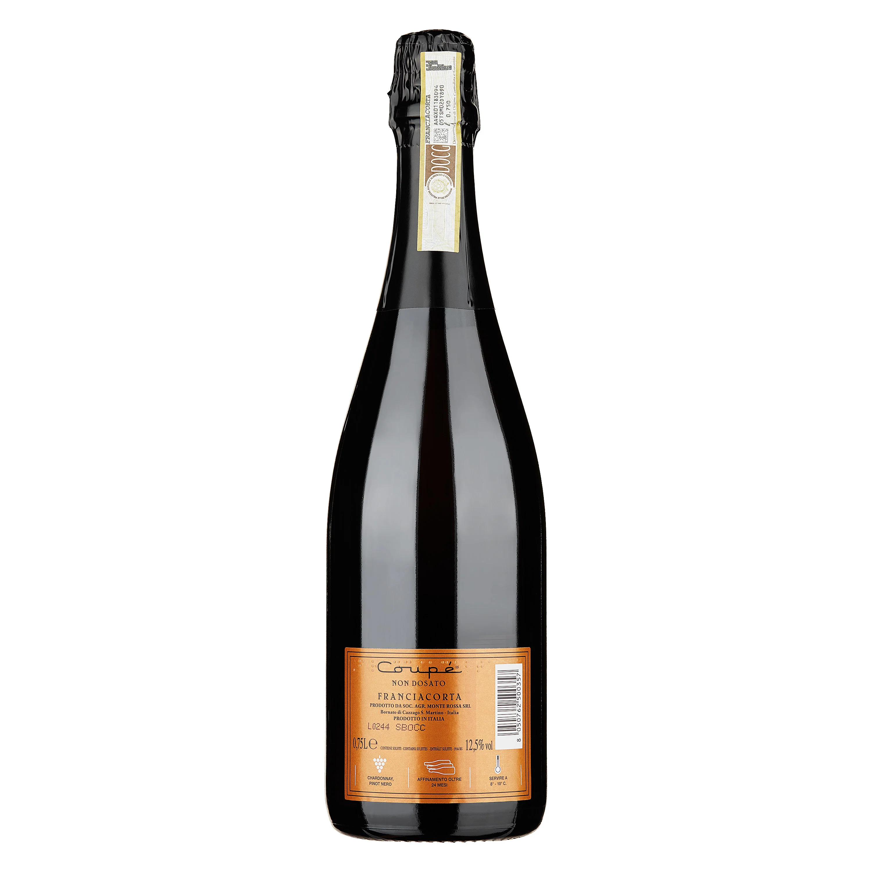Franciacorta DOCG "Coupé" Non Dosato - Monte Rossa - Image 2