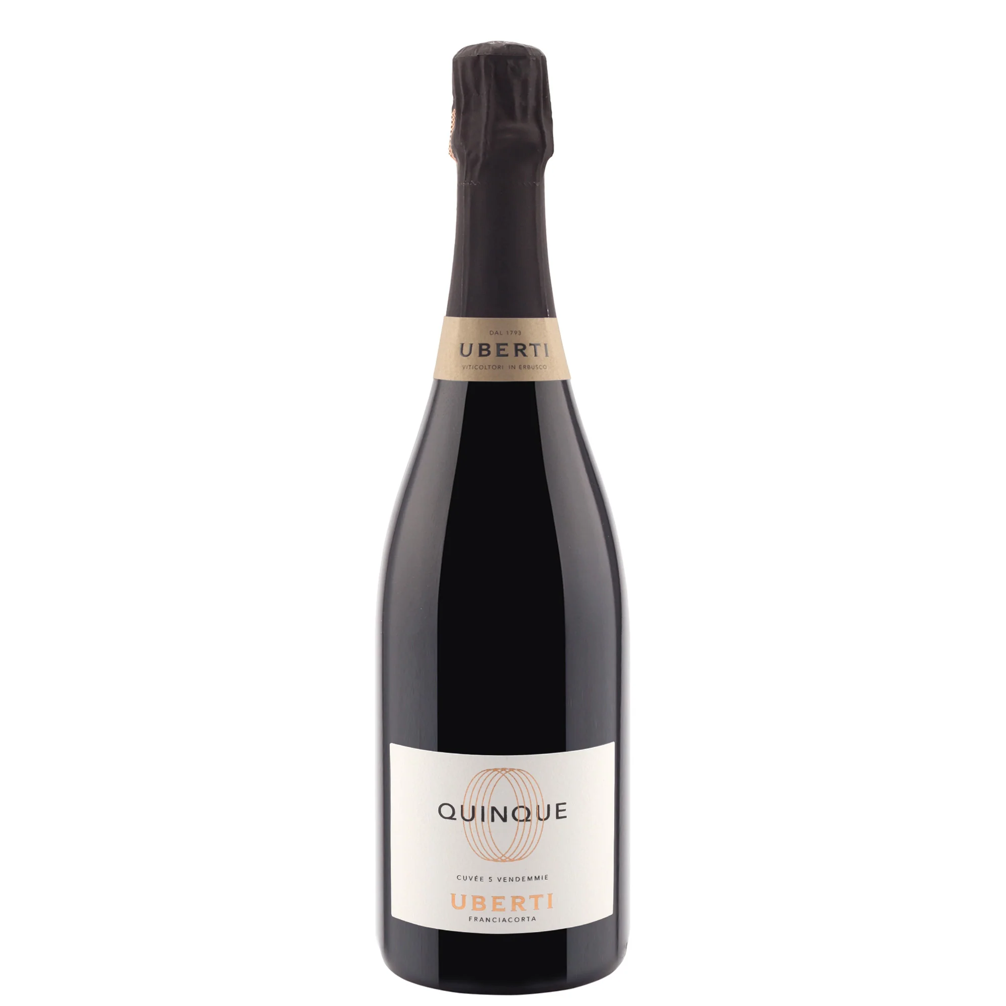 Franciacorta Extra Brut DOCG “Quinque” Cuvée 5 Vendemmie - Uberti