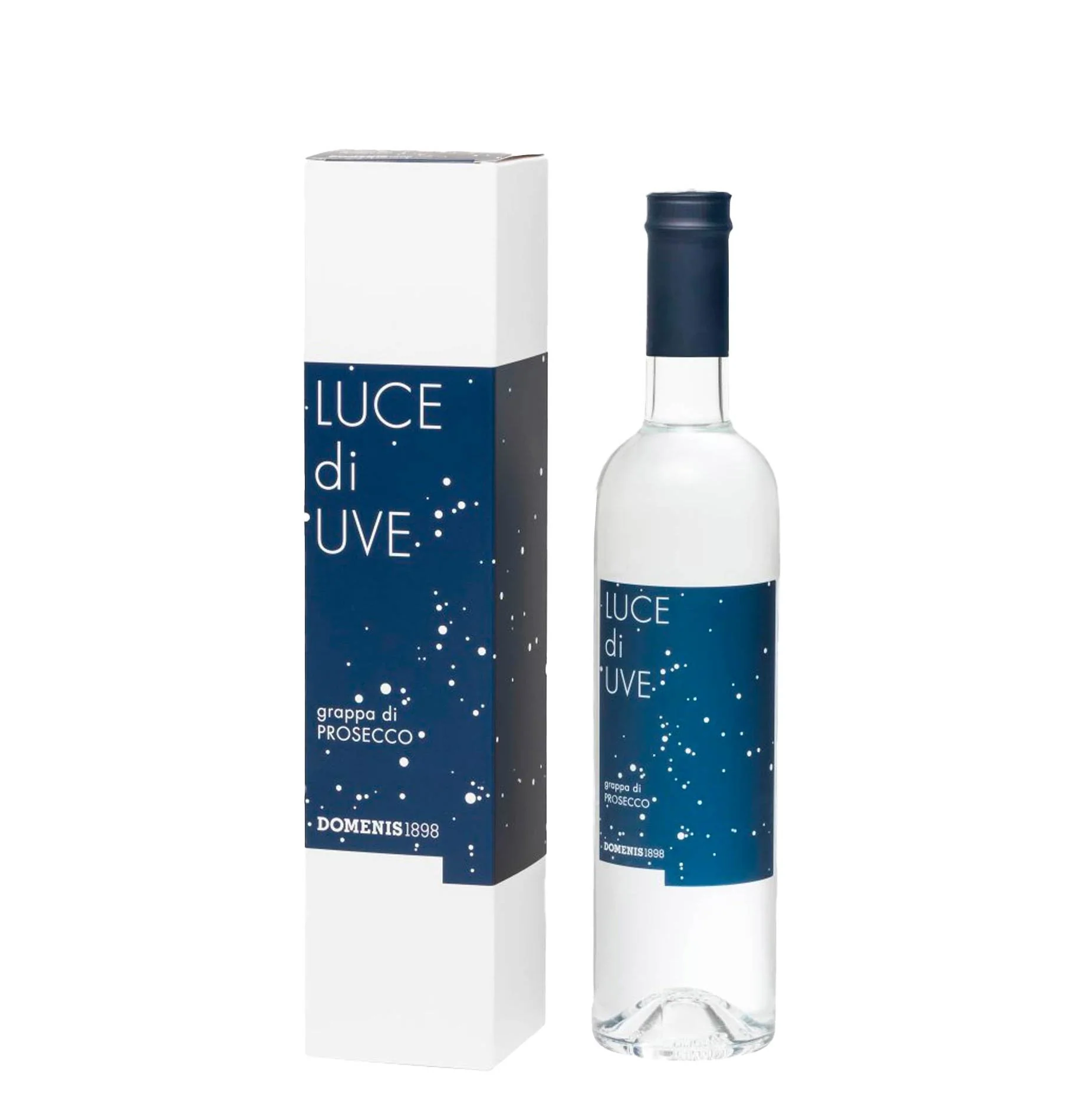 Grappa Giovane "Luce di Uve - Prosecco" - Domenis 1898 (0.5l astuccio)