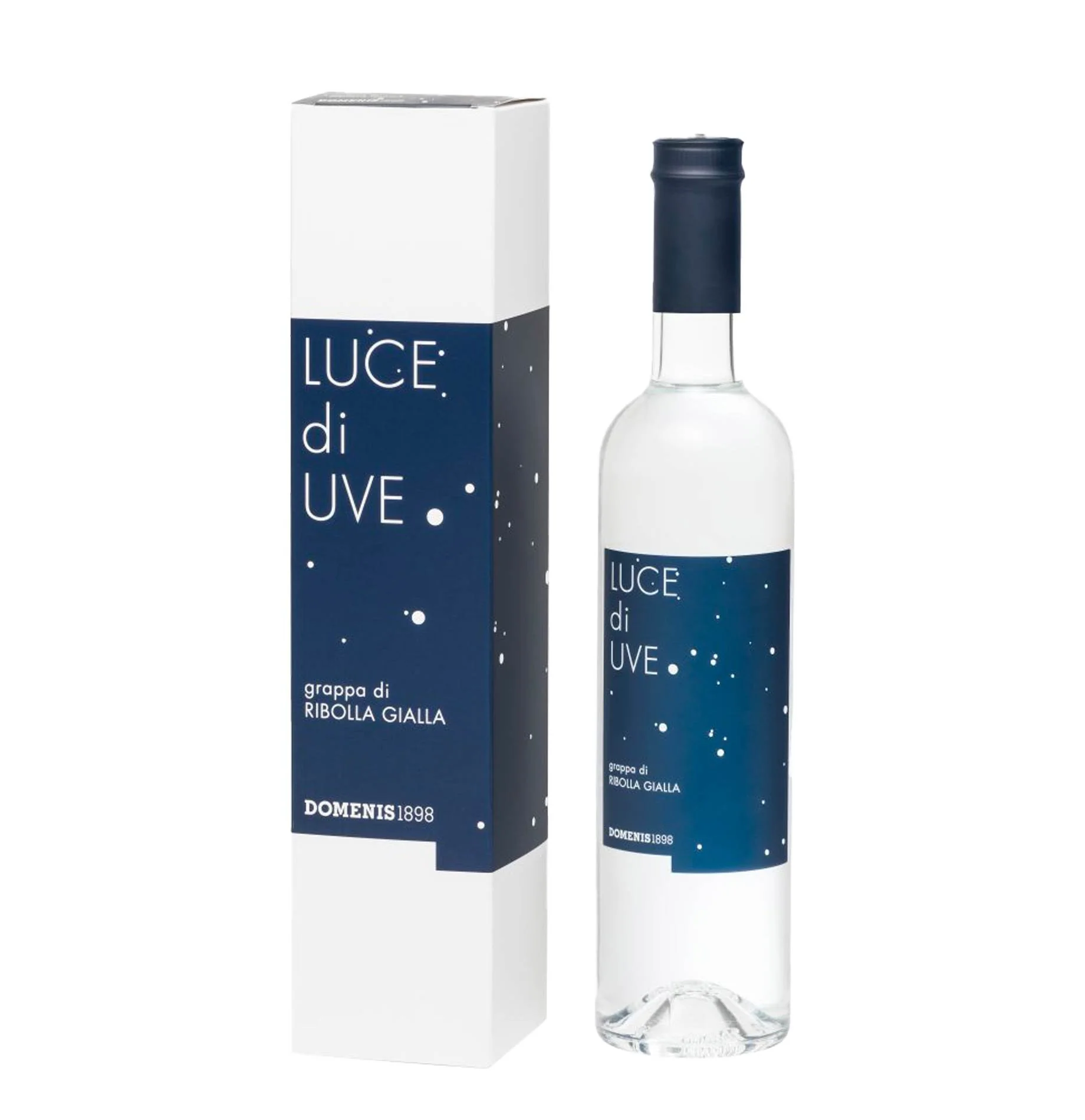 Grappa Giovane "Luce di Uve - Ribolla Gialla" - Domenis 1898 (0.5l astuccio)