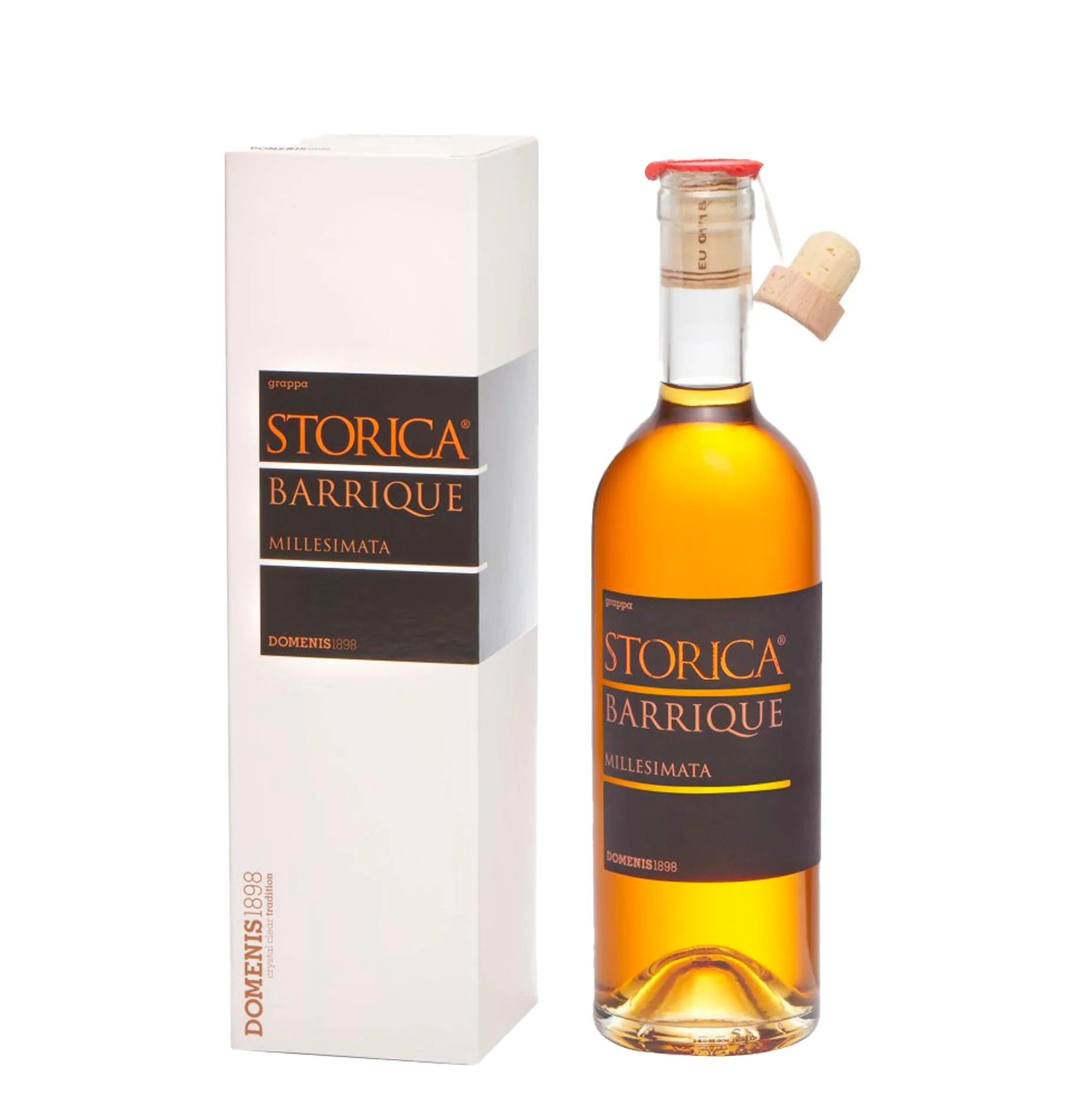 Grappa Riserva "Storica Barrique Millesimata" - Domenis 1898 (0.5l astuccio)