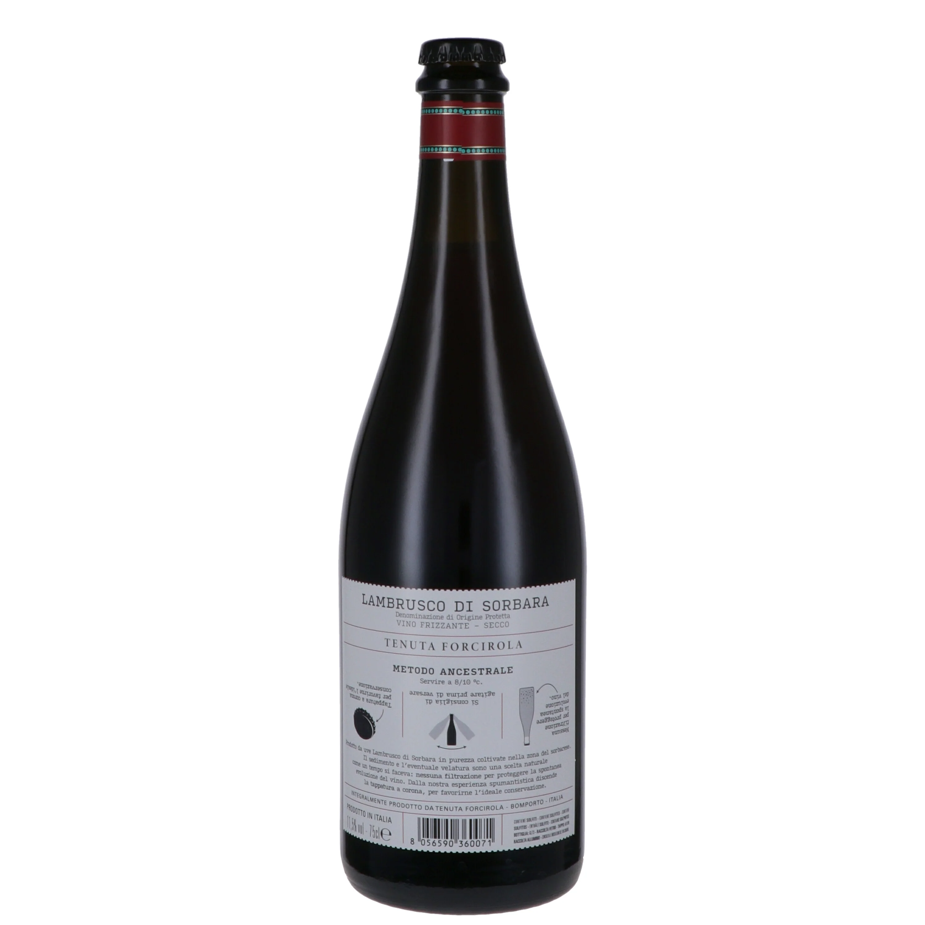 Lambrusco di Sorbara DOC Ancestrale "Sottosopra" - Tenuta Forcirola - Image 2