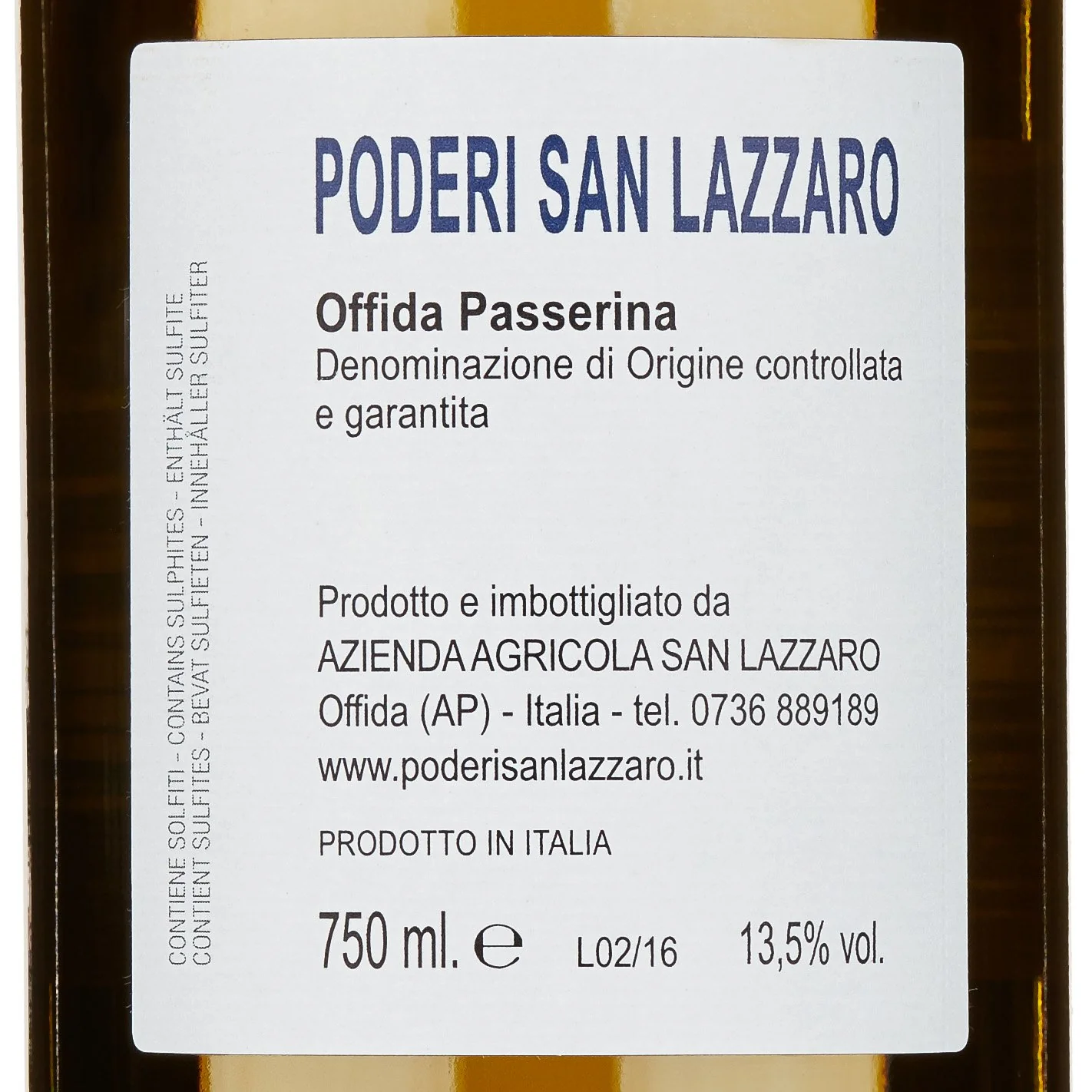 Marche Passerina IGT "Corolla" 2024 - Poderi San Lazzaro - Image 3