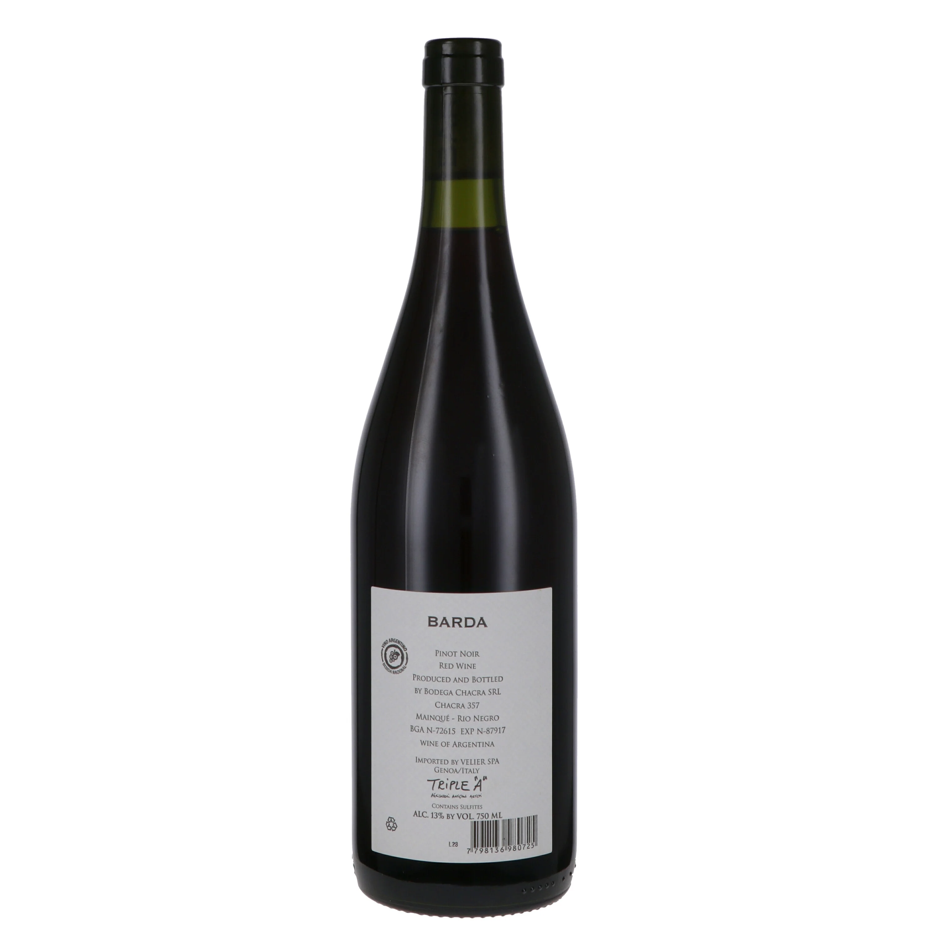 Patagonia Pinot Noir “Barda” 2024 - Chacra - Image 2