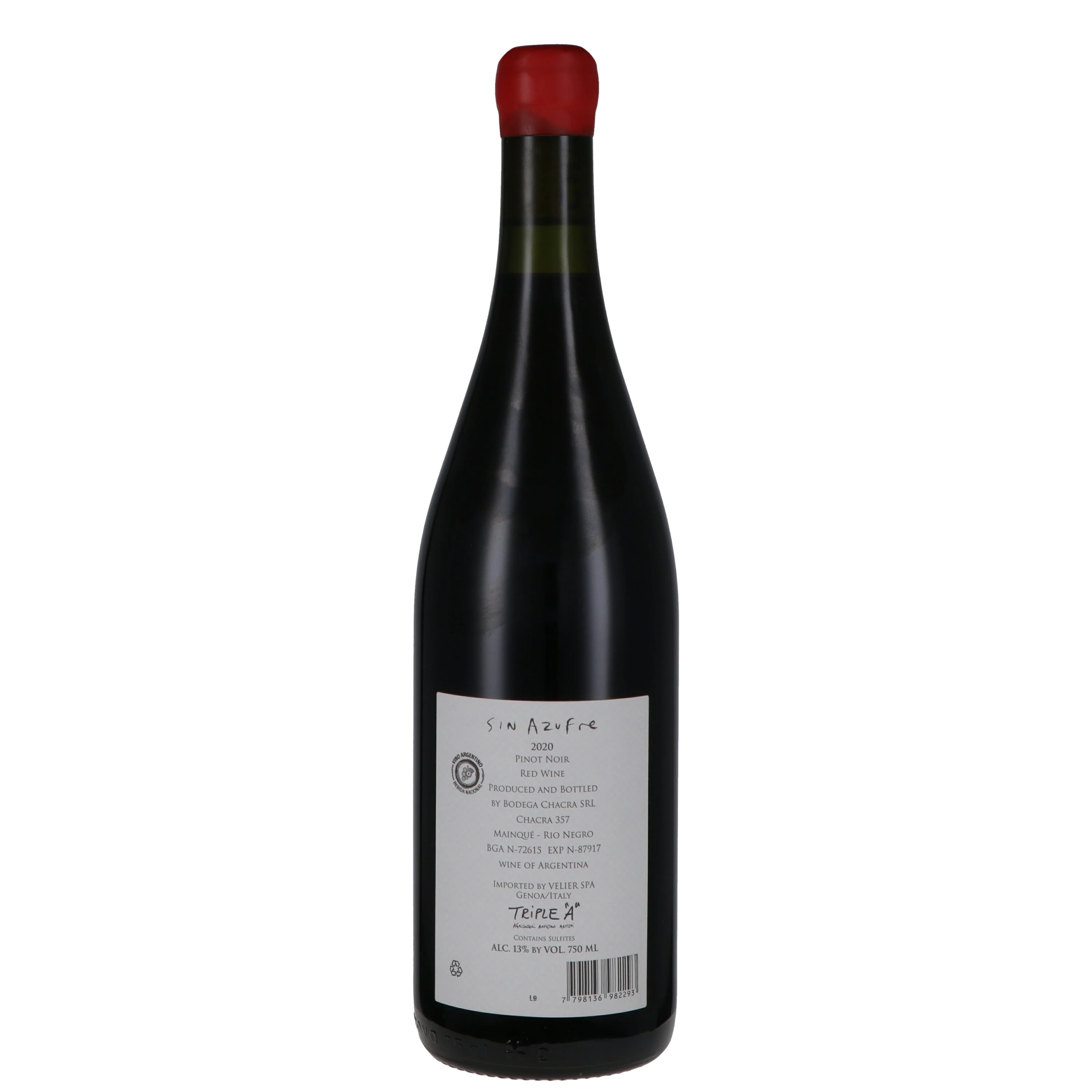 Patagonia Pinot Noir “Sin Azufre” 2024 - Bodega Chacra - Image 2