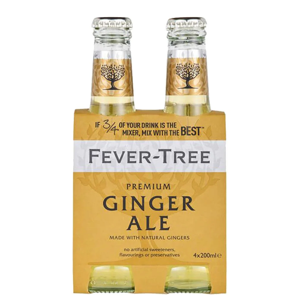 Premium Ginger Ale - Fever-Tree (Pack 4X200ml)