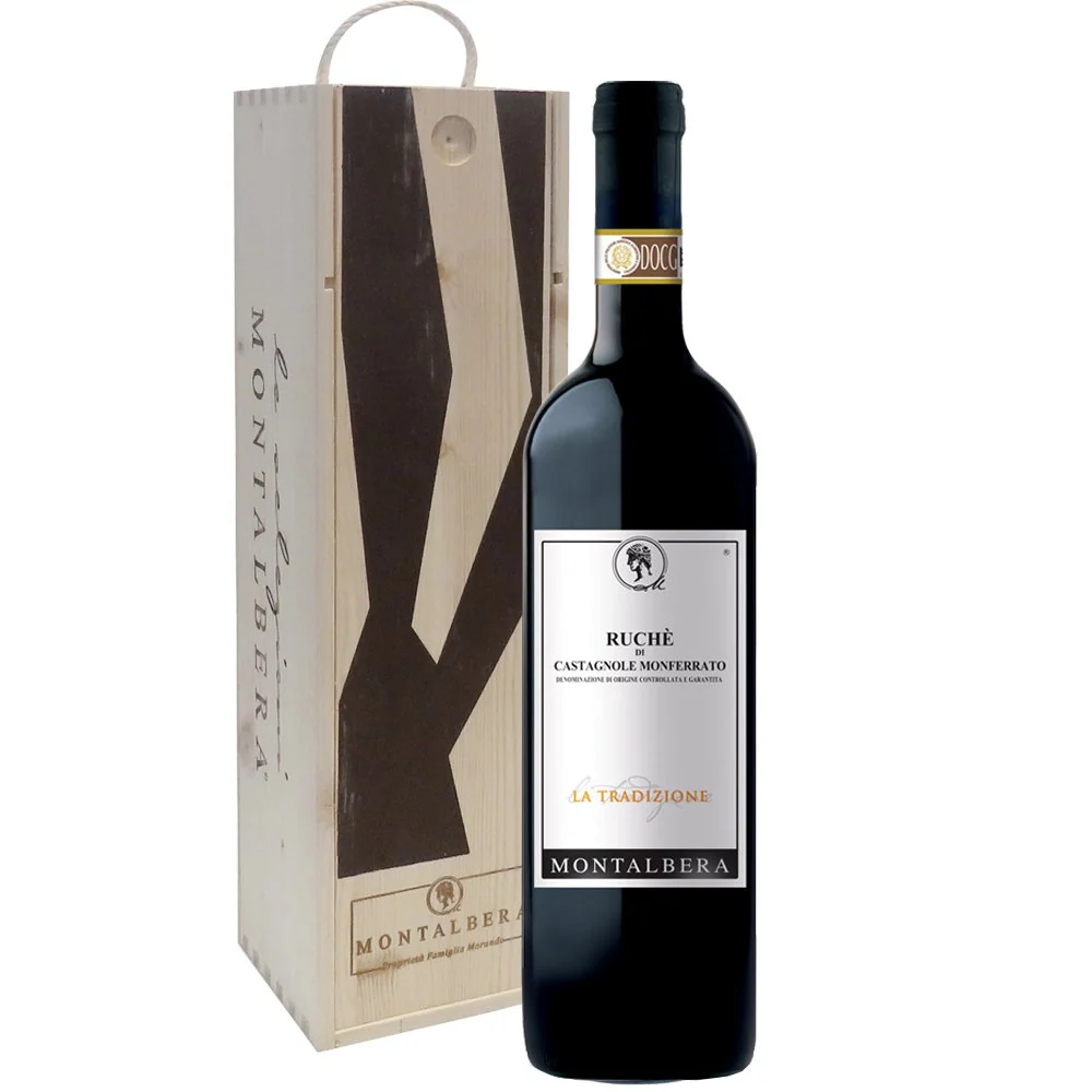 Ruchè di Castagnole Monferrato DOCG "La Tradizione" 2024 Magnum - Montalbera (cassetta di legno)