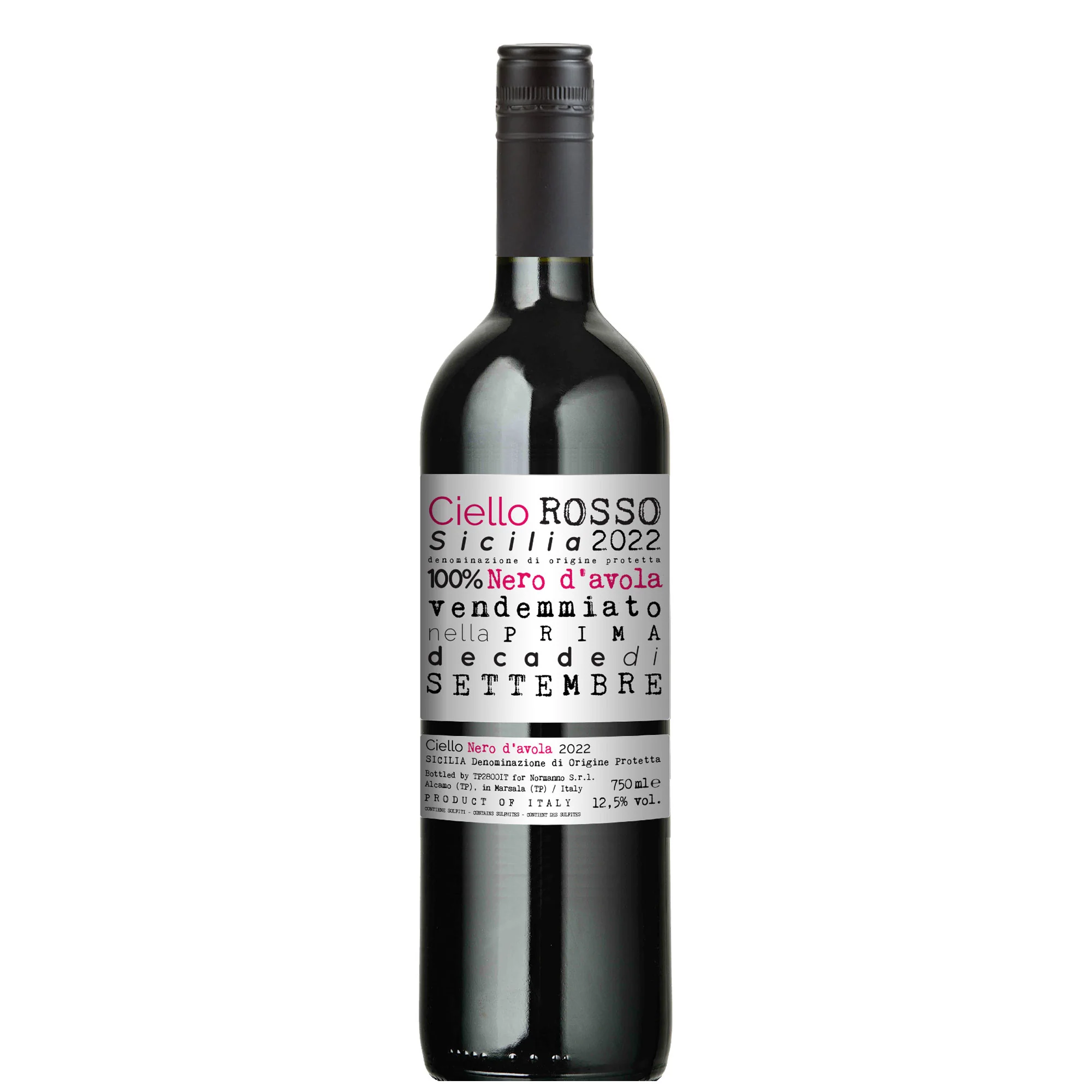 Sicilia Nero d'Avola DOC "Ciello" 2024 - Ciello (tappo a vite)